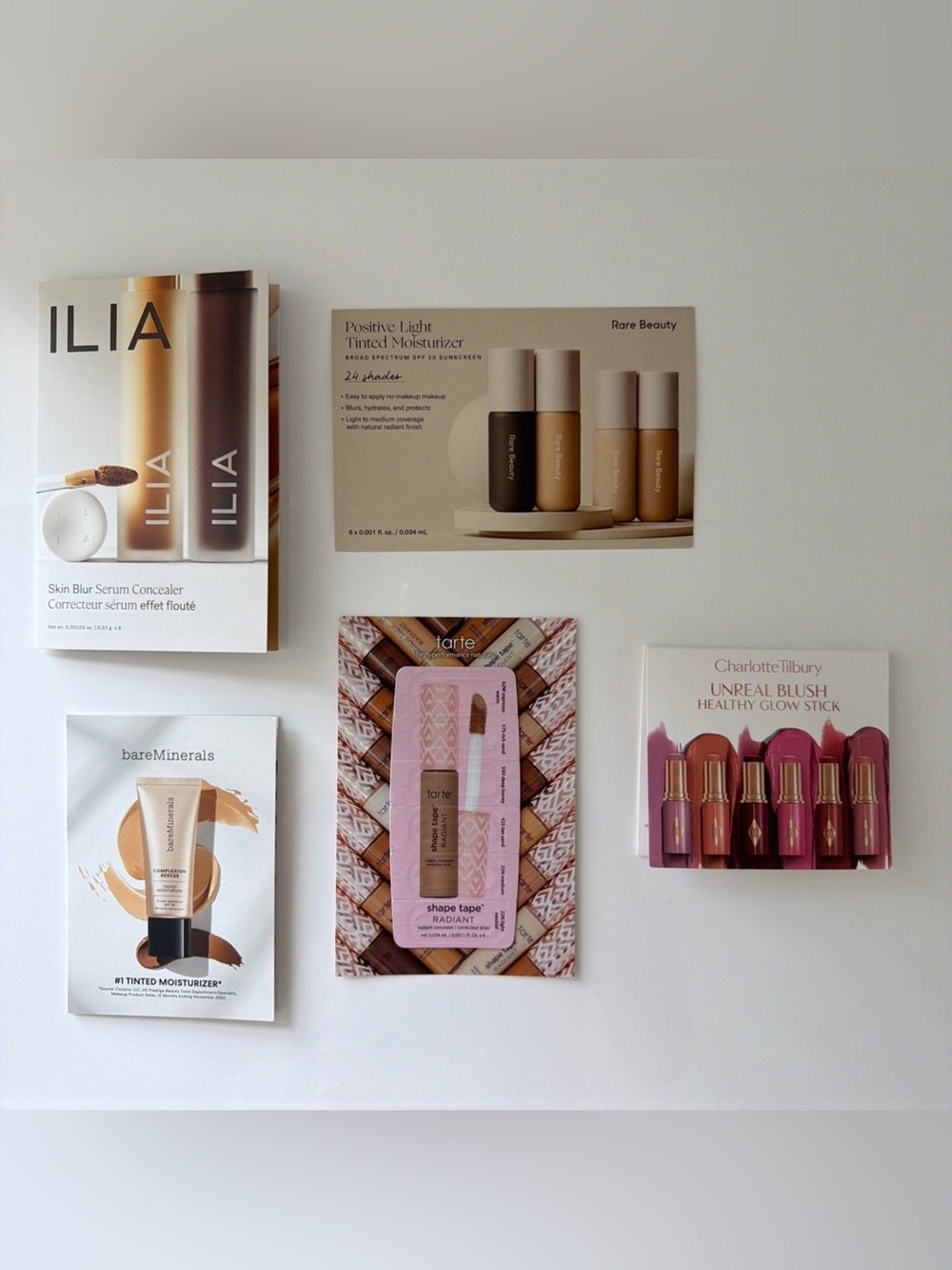 Hight End Make Up|Blush Samples Charlotte Tilbury|Rare Beauty|Tarte and More 5PC